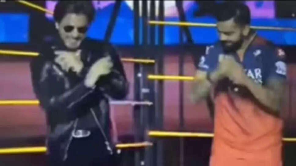 Shah Rukh Khan and Virat Kohli steal the spotlight with electrifying dance to 'Jhoome Jo Pathaan' at IPL 2025 opening